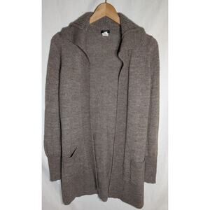 J Crew‎ Alpaca Wool Blend Open Front Long Cardigan Sz S Luxury Lagenlook